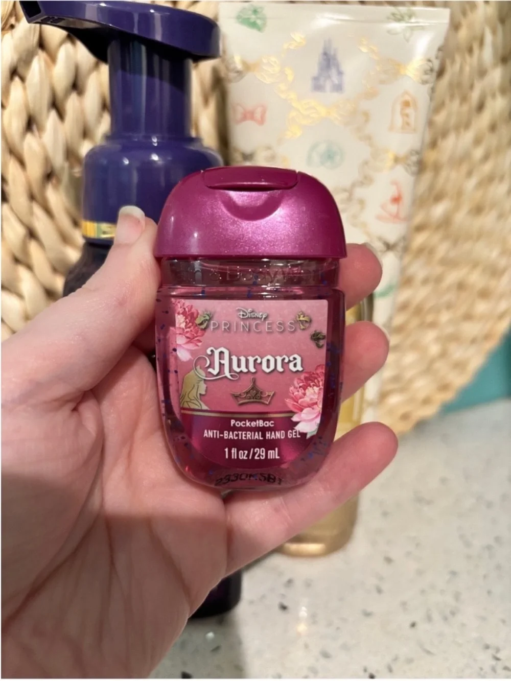Bath&Body Works Disney Princess Body Cream, Rapunzel Soap, Aurora Sanitizer